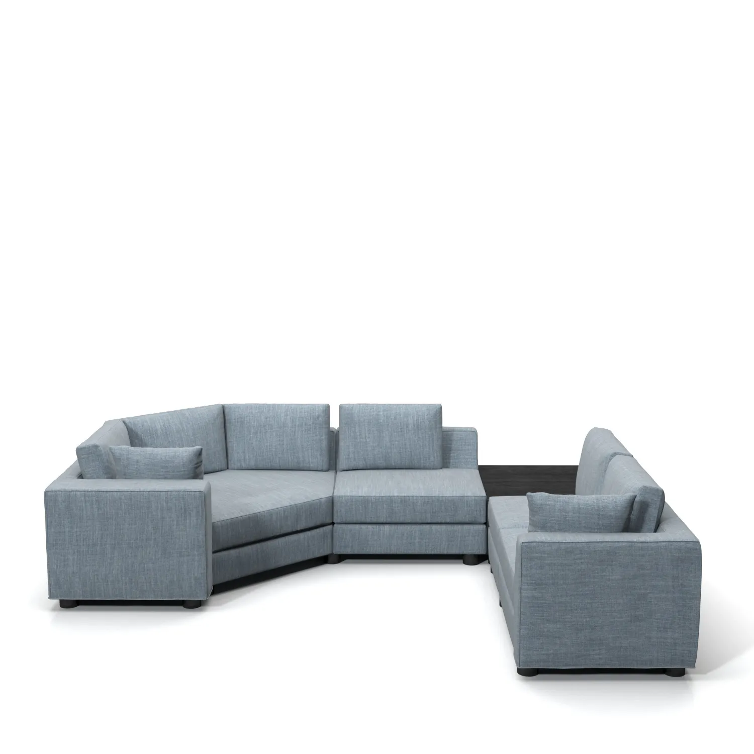 Sectional Sofa Upholstery 3D Model_04